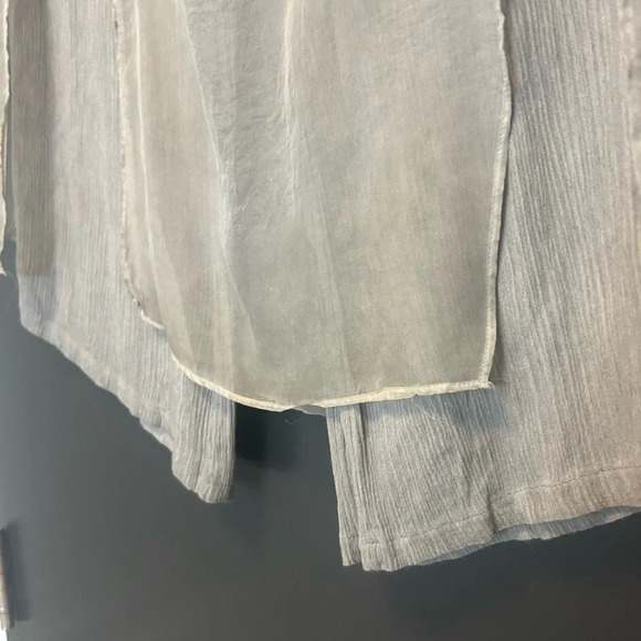 Fresh FX panelled long lagenlook layered skirt size S great contrasting fabric - Picture 2 of 11